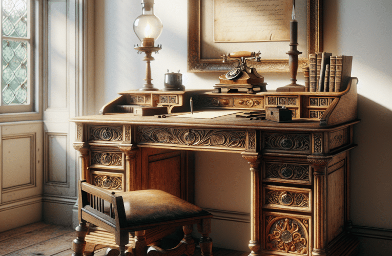 Biurko vintage w nowoczesnym wnętrzu: Jak połączyć styl i funkcjonalność