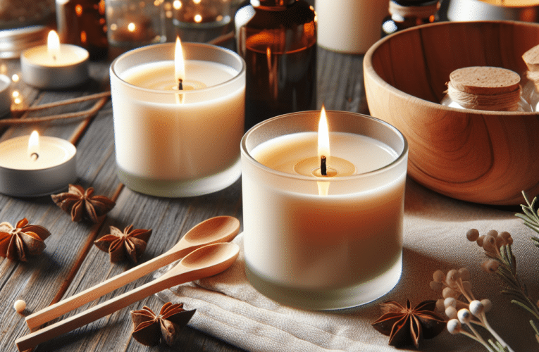 Świece sojowe z drewnianym knotem – jak zrobić ekologiczne źródło światła w domowym zaciszu
