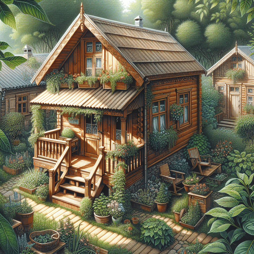 domki ogrodowe z drewna