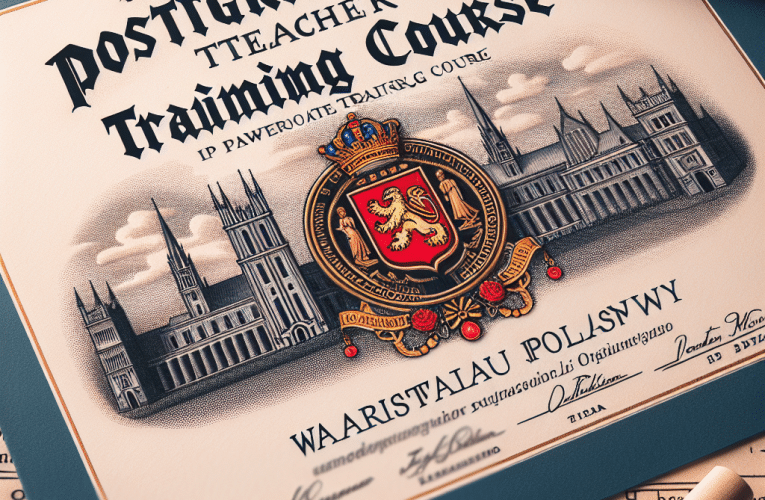 Kwalifikacje nauczycielskie: najlepsze studia podyplomowe w Warszawie – przewodnik wyboru