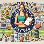 DALL·E 2024-07-05 13.48.32 – Create an image that represents a nutritionist’s services in Bielsko, specializing in diet and supplementation for sports. The image should feature a