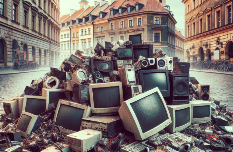 Złom elektroniczny w Warszawie: Jak sprawnie i odpowiedzialnie pozbyć się starych urządzeń?