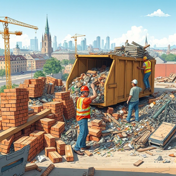 wywóz odpadów budowlanych łódź