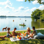 wakacje nad jeziorem