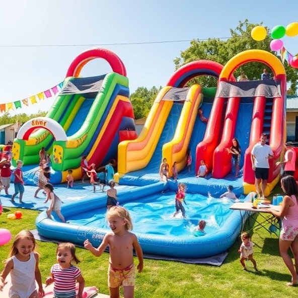 wypożyczalnia dmuchanych zjeżdżalni marki