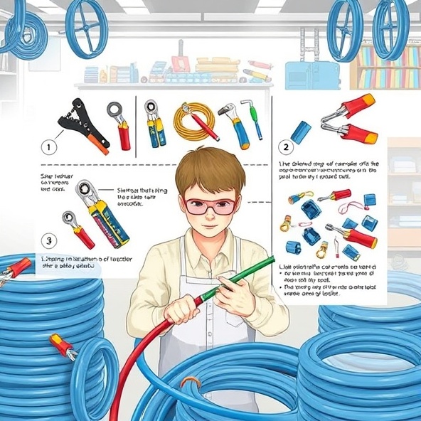 obróbka kabli elektrycznych