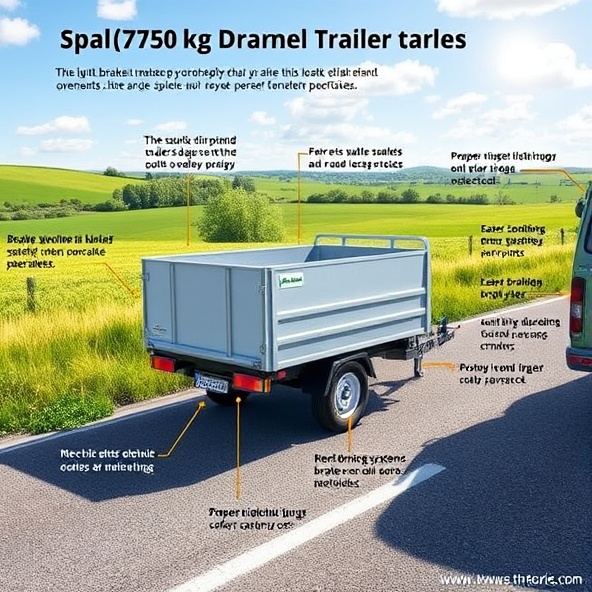 przyczepa hamowana 750 kg