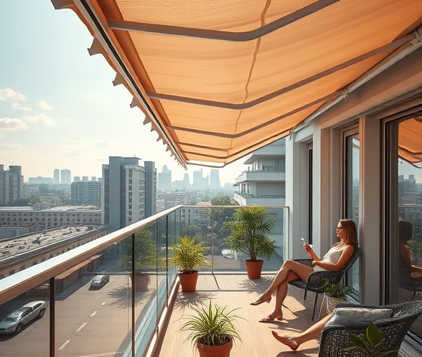 Które markizy balkonowe w Warszawie z automatyką zmniejszą upał?