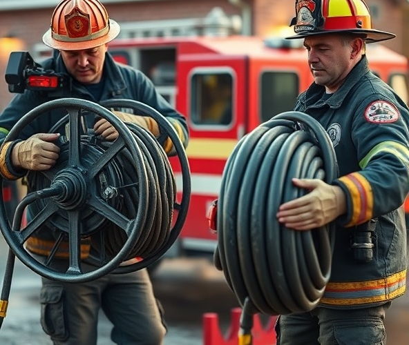 Które zwijadło do węży strażackich skróci zwijanie po akcji w OSP?