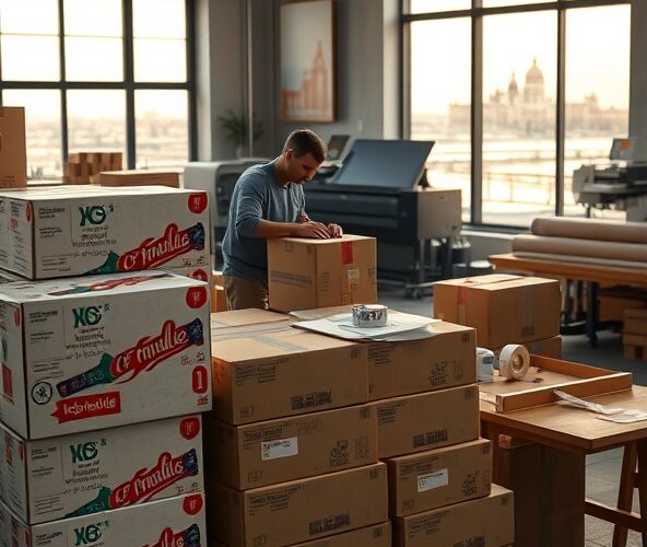 Gdzie zamówić pudełka kartonowe z nadrukiem w Warszawie dla e-sklepu?