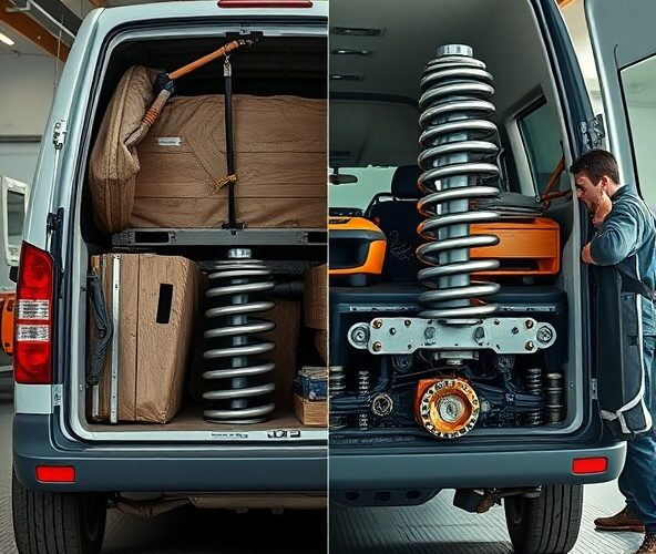 Czy sprężyny pomocnicze Transportera T5 zwiększą nośność przy ładunku?