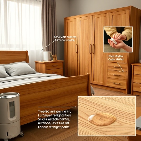 drewniane komplety mebli do sypialni