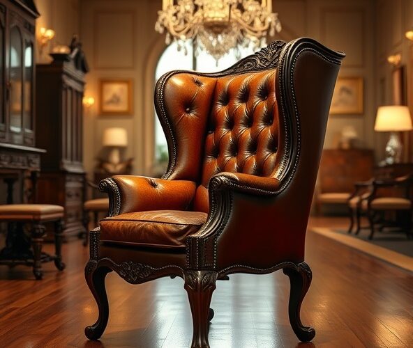 Gdzie sprzedać antyczny fotel uszak, by uzyskać najwyższą cenę?