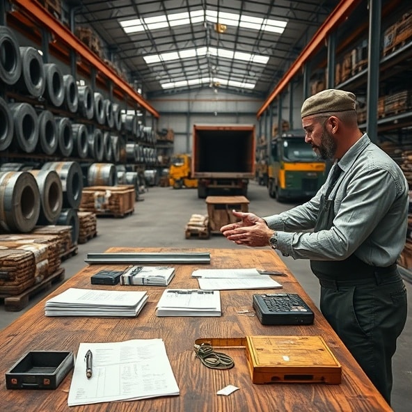 hurtowa sprzedaż stali