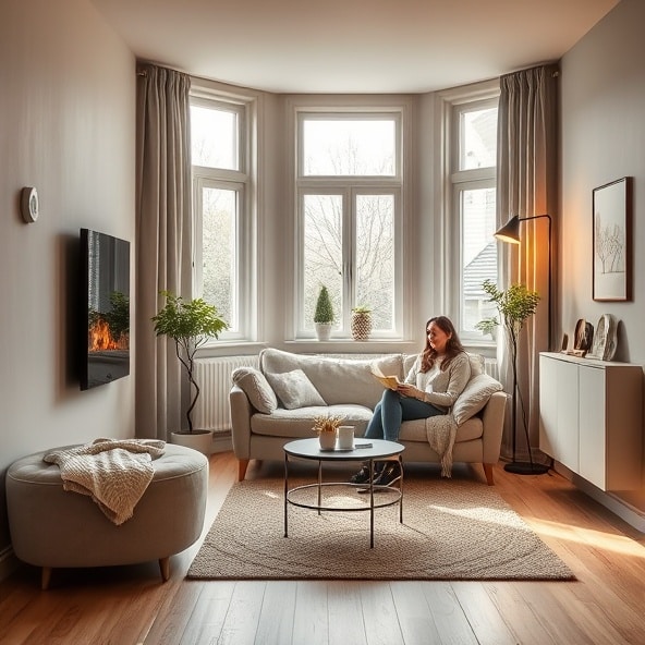 kominek gazowy wiszący