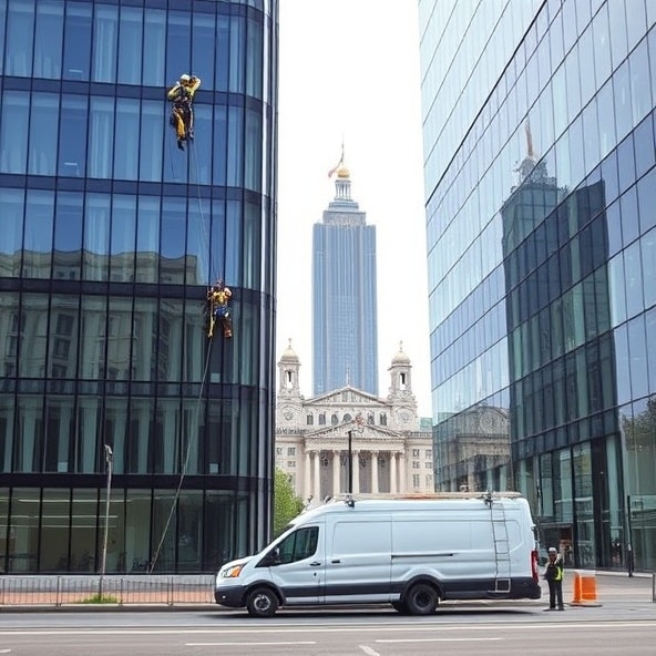 mycie elewacji szklanych warszawa