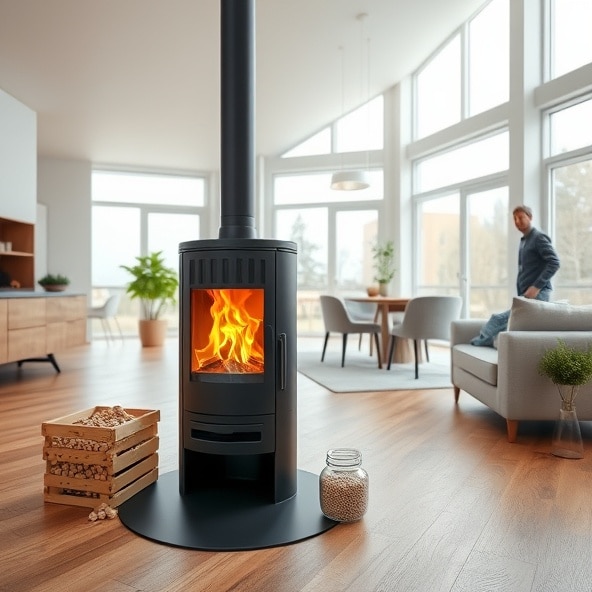 piec kominkowy wolnostojący