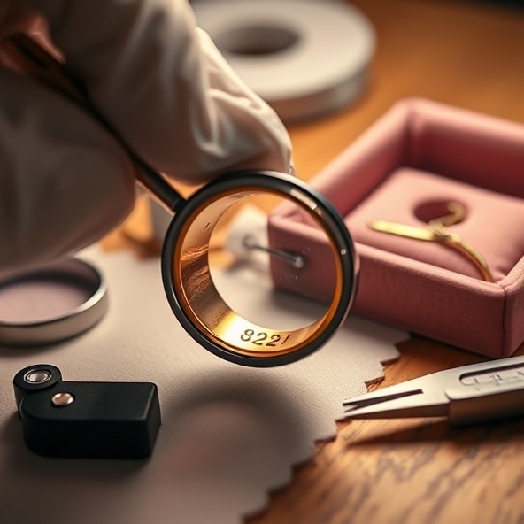 pierścionek srebrny pozłacany