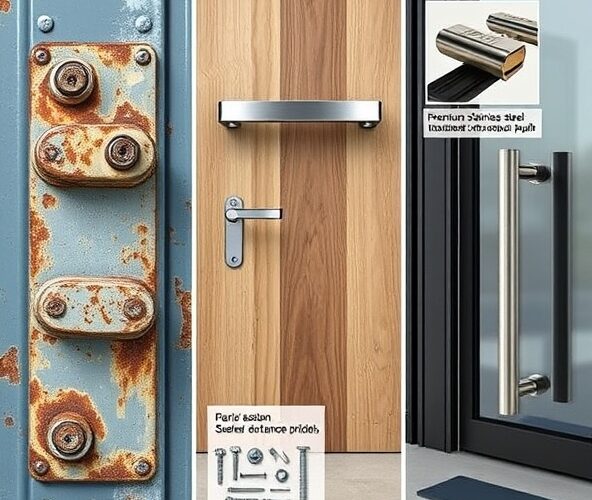 Jak wybrać pochwyt do drzwi, by zmniejszyć korozję i reklamacje?