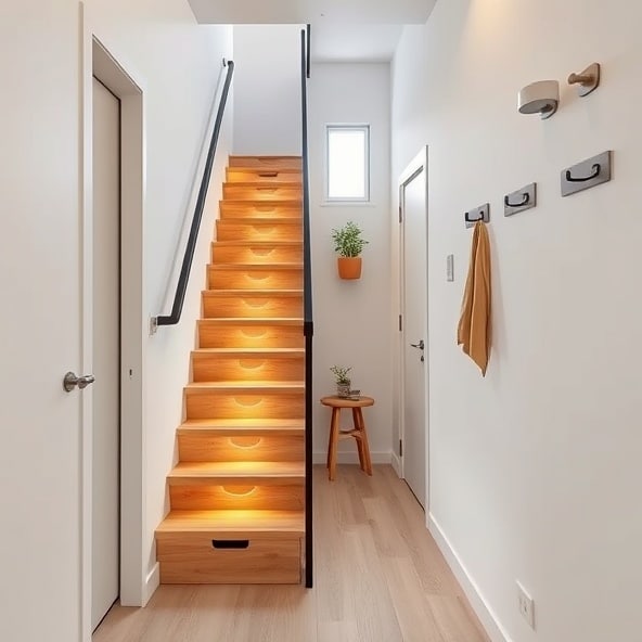 schody drewniane wewnętrzne