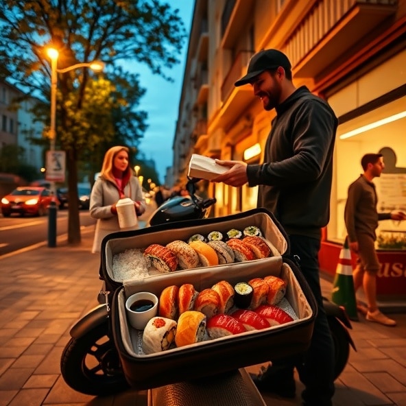 sushi dostawa bielany