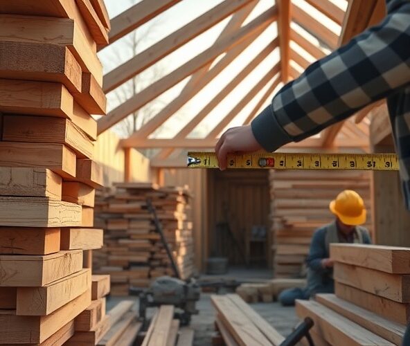 Jaką tarcicę budowlaną wybrać na więźbę dachu przy małym budżecie?