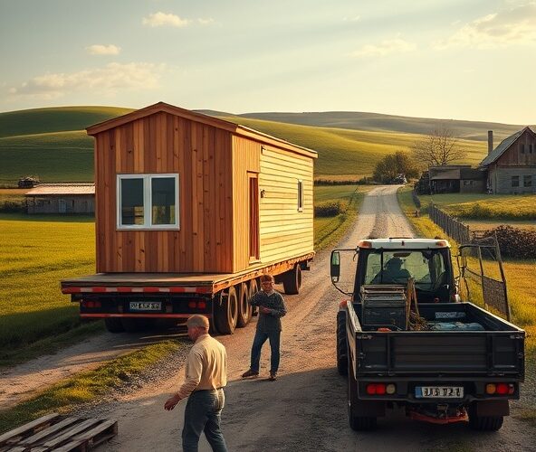 Jak zorganizować transport domów modułowych na wieś przy małym budżecie?