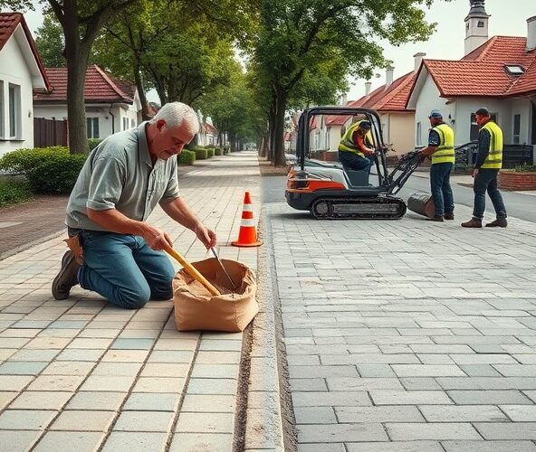 Samemu czy z ekipą układać kostkę brukową w Grodzisku Mazowieckim?