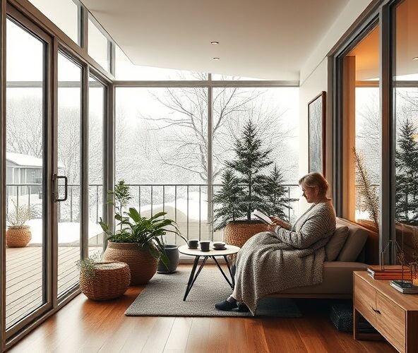 Czy zabudowa na taras od strony północnej realnie wydłuży sezon korzystania z salonu?