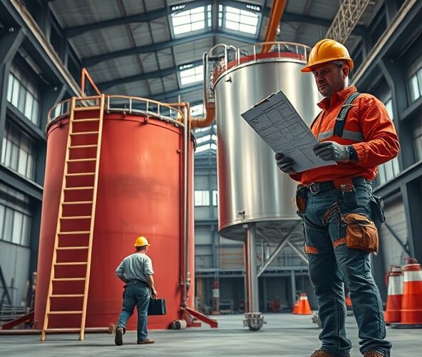 Czy właściciel hali może samodzielnie montować zbiorniki ppoż?