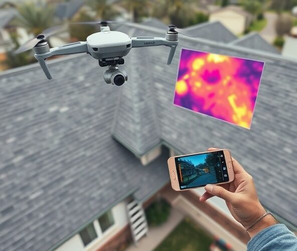 Lokalizacja nieszczelności dachów dronem do 500 zł dla amatora?