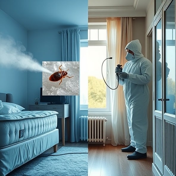 wymrażanie pluskiew wesoła