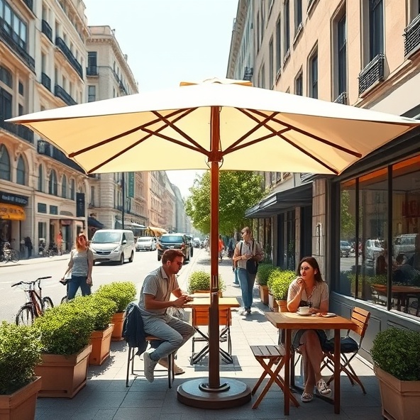 parasol prostokątny 2x3