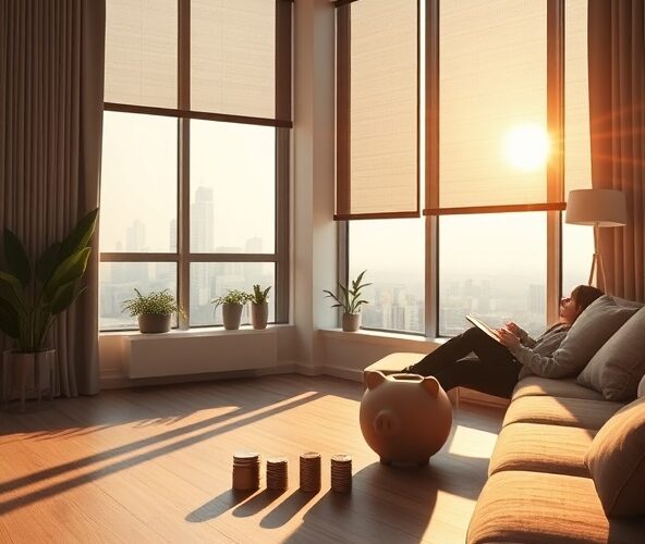 Jaki zwrot z inwestycji dają rolety na baterie słoneczne w mieszkaniu?