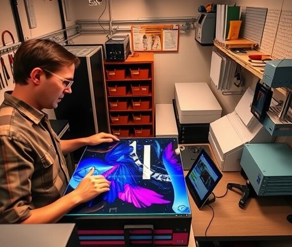 Jak właściciel małej drukarni zredukuje przestoje przy nadruku na pleksie?