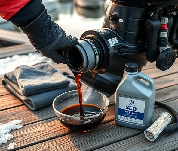 Co ile wymieniać olej w silniku zaburtowym po zimowaniu?