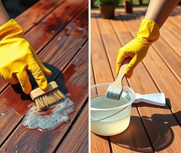 Jak wyczyścić deskę kompozytową z plam po oleju bez uszkodzeń?