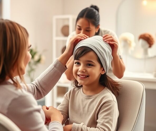 Praktyczny przewodnik: jak dobrać perukę dla dziecka po chemioterapii?