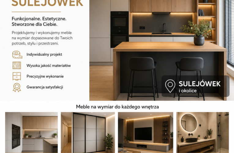 Meble na wymiar w Sulejówku – Jak wybrać idealne rozwiązanie dla Twojego wnętrza?